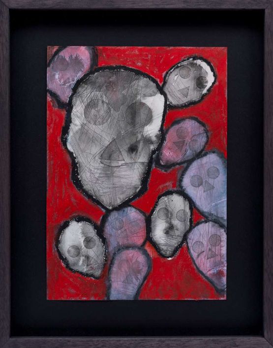 Death Fugue III by Iz Oztat contemporary artwork Works on Paper
