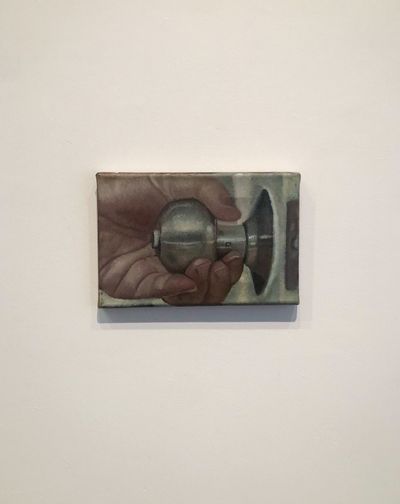 Issy Woods Textured Paintings Evoke Uncanny Aesthetics at Michael Werner