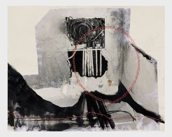I can limp over my body under my skin by Radhika Khimji contemporary artwork Painting