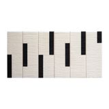 Vertical lines. Polyptych by Fernando Daza contemporary artwork mixed media painting
