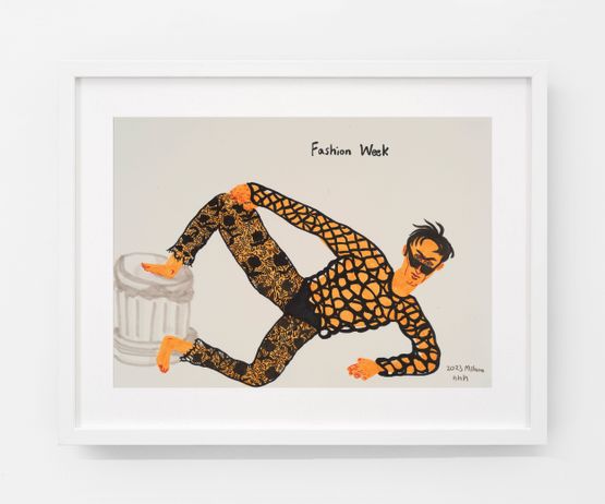 Fashion Week 1 by Huang Hai-Hsin contemporary artwork Drawing
