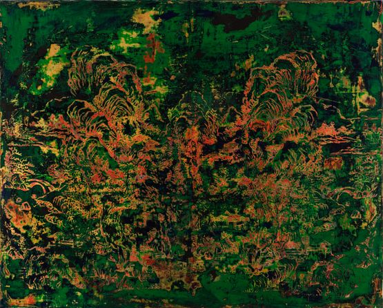 Landscape of Verdure by Su Meng-Hung contemporary artwork Painting
