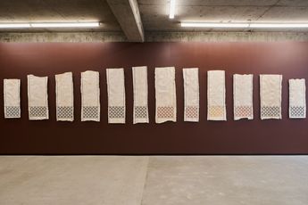 Contemporary art exhibition Nikau Hindin Kimihia nga Whetu Pukepoto at Jhana Millers Wellington New Zealand