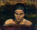 Bruciai prima di emergere by Iva Lulashi contemporary artwork Painting