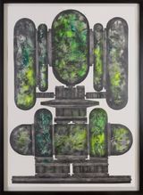 this little construction of dreams VI by Andreas Werner contemporary artwork drawing works on paper