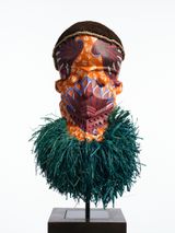 Hybrid Mask Muyombo by Yinka Shonibare CBE RA contemporary artwork painting sculpture