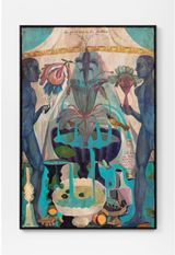 Les Gardiens de la Fontaine by Olaf Hajek contemporary artwork painting works on paper
