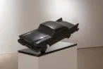 Ghost Car 1958 Plymouth Fury by Robert Longo contemporary artwork Sculpture