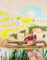 The Marsh Road by Alex Sewell contemporary artwork painting photography