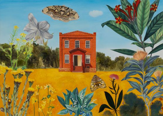 Brick House by Jannis Varelas contemporary artwork Mixed Media