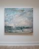 Turquoise and Pink Light Harbour by Louise Balaam contemporary artwork Painting