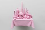 Vanitas Variation Pink by Hans Op De Beeck contemporary artwork sculpture