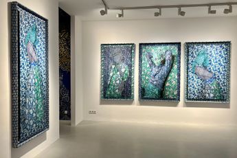 Contemporary art exhibition Alia Ali Frequencies at GaleriePeterSillem Frankfurt Germany