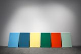 Apartheid Monochromes by Yazan Khalili contemporary artwork painting