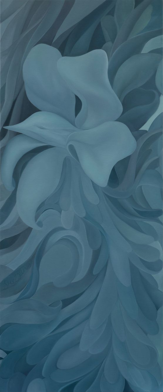Curly April-1 by Ellen Sheidlin contemporary artwork Painting