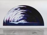 Wave light breaks by Gretchen Albrecht contemporary artwork painting works on paper