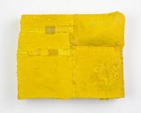 Protect small yellow by Louise Gresswell contemporary artwork painting