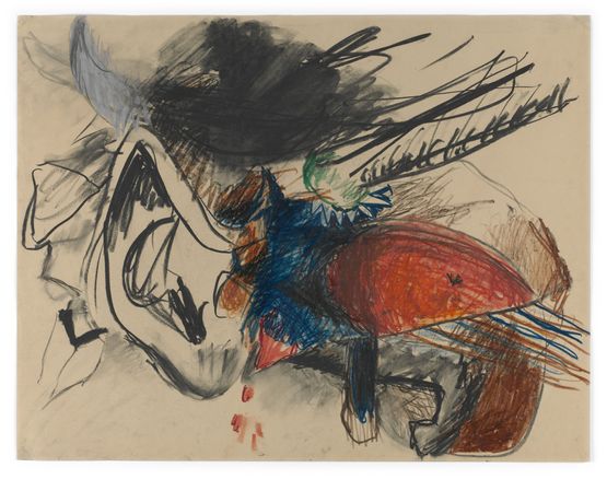 No title by Lee Lozano contemporary artwork Works on Paper