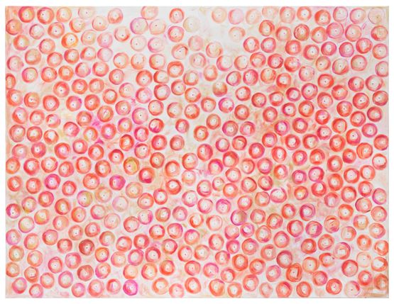 Pink Ladies 3 by Jutta Koether contemporary artwork Painting
