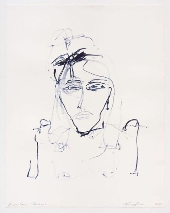 You were There - Thank you by Tracey Emin contemporary artwork Print