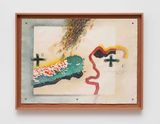 Aquarela com 2 cruzes BC by Ubirajara Ribeiro contemporary artwork works on paper