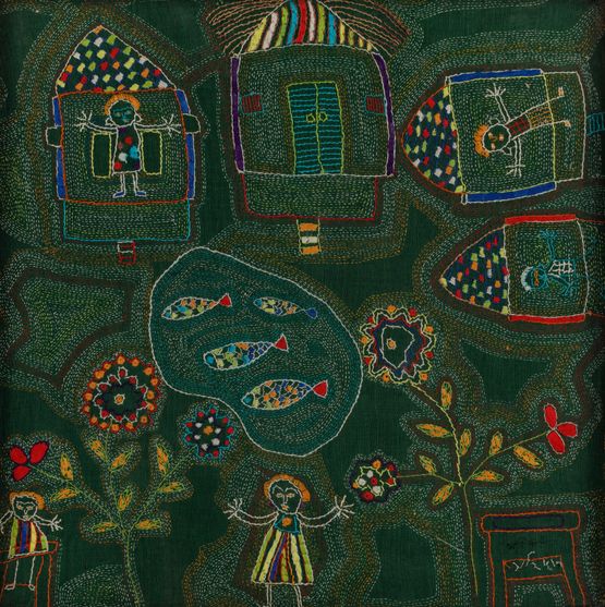 Untitled Kantha by Meera Mukherjee contemporary artwork Sculpture