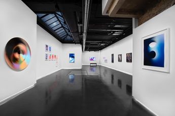 Contemporary art exhibition Zachary Lieberman Circles Blobs Ripples at Unit London United Kingdom