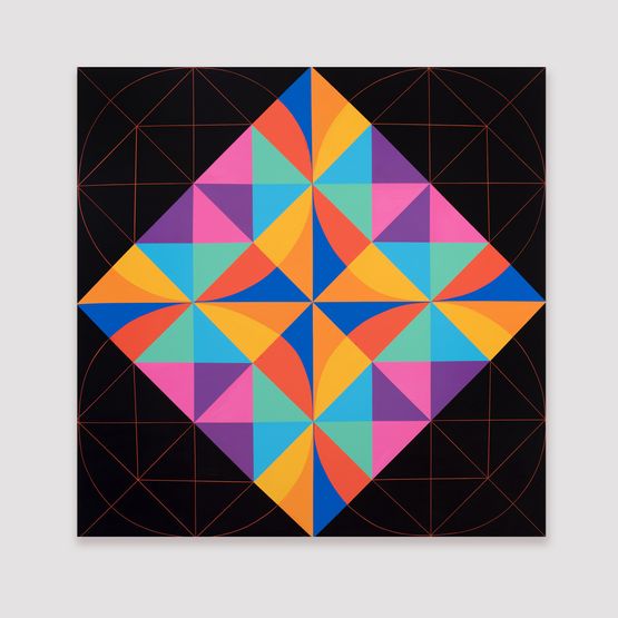 OPUS CRC4 by Rasheed Araeen contemporary artwork Painting