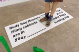 Yoga Mats 1 by Darren Bader  Jesse Willenbring contemporary artwork installation
