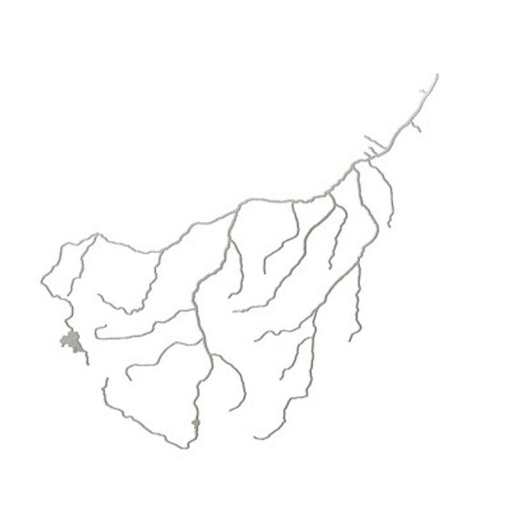 Silver Yellowstone by Maya Lin contemporary artwork Sculpture