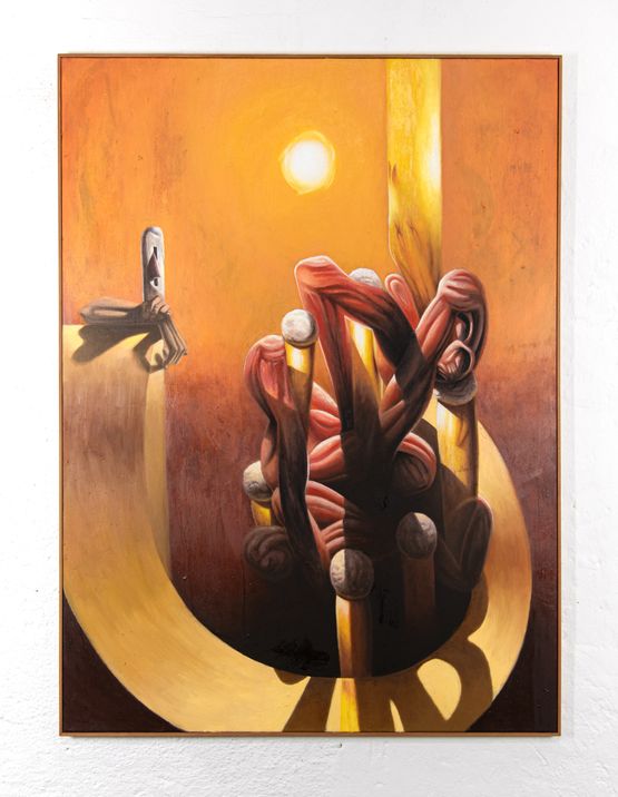 Roundabout by Kevin Klamminger contemporary artwork Painting