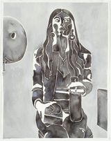 Lunch Alone Ruby Matthews by Bianca Kennedy contemporary artwork painting