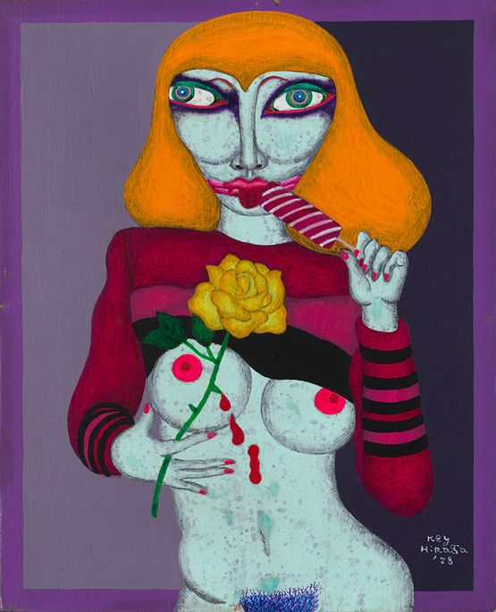Rose and Candy III by Key Hiraga contemporary artwork Painting