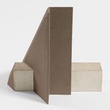 Ombra di 2 parallelepipedi T25 by Giuseppe Uncini contemporary artwork sculpture