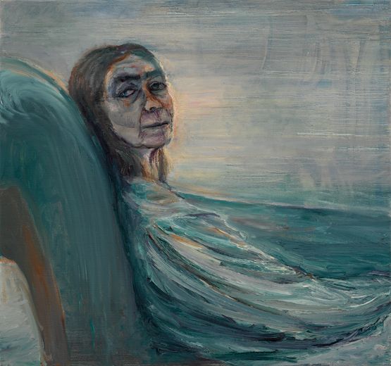 Chaise by Celia Paul contemporary artwork Painting