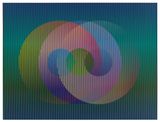 Color Aditivo Panam Circulos 1 by Carlos Cruz-Diez contemporary artwork print