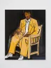 Portrait of an Optimistic Man by Gideon Appah contemporary artwork Painting
