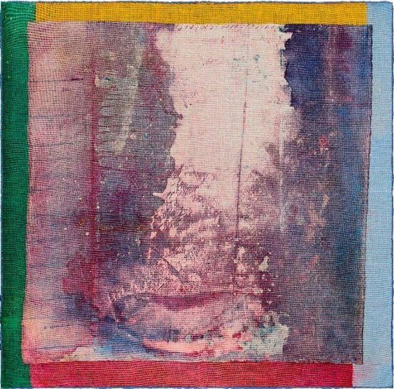 Roar by Frank Bowling contemporary artwork Textile
