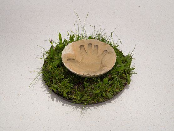 My Hand is Your Fountain by Mircea Cantor contemporary artwork Sculpture