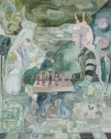Interplaying-6 by Fu Yao contemporary artwork painting
