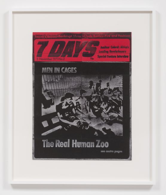 7 Days 3-9 November 1971 Prison by Mary Kelly contemporary artwork Mixed Media
