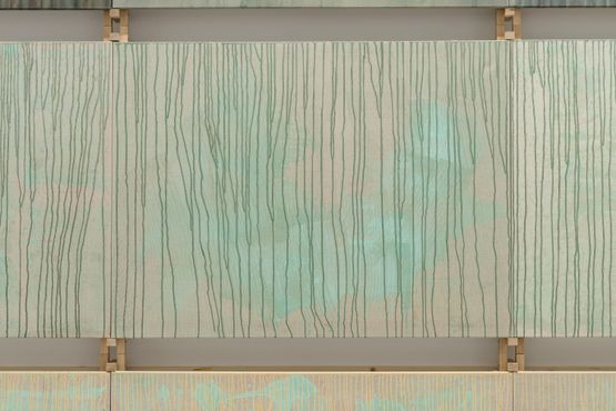 Forest soil detail by Byoung Cho contemporary artwork Painting