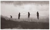 On the Shore Sur la Rive by Gao Xingjian contemporary artwork Works on Paper