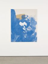 Blue and ochre by Peter Joseph contemporary artwork painting