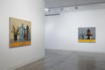 Contemporary art exhibition Jude Rae Painting as Model at Two Rooms Auckland New Zealand