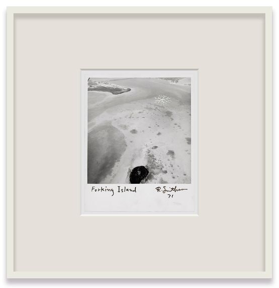 Forking Island by Robert Smithson contemporary artwork Photography