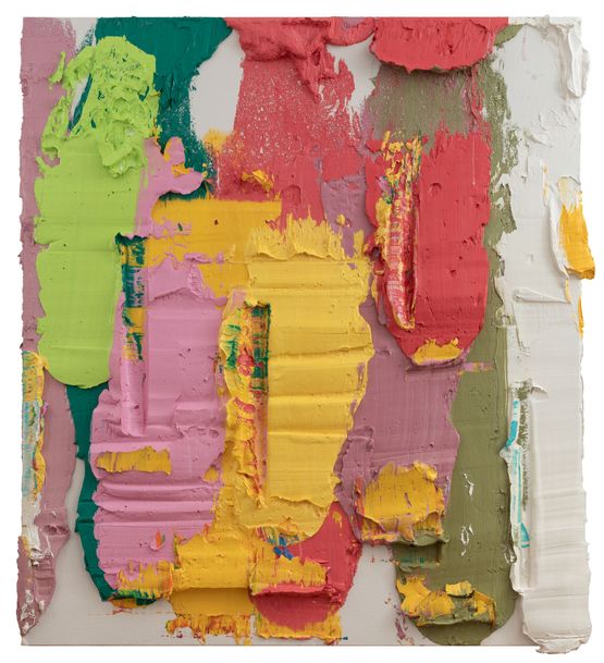 Splashed Rainbow Right by Zhu Jinshi contemporary artwork Painting