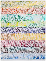 Wordy by Mel Bochner contemporary artwork painting