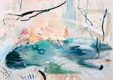 Openness closes in by Araminta Blue contemporary artwork painting