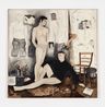 Time together far apart Jonas and Willem by Brett Charles Seiler contemporary artwork Painting